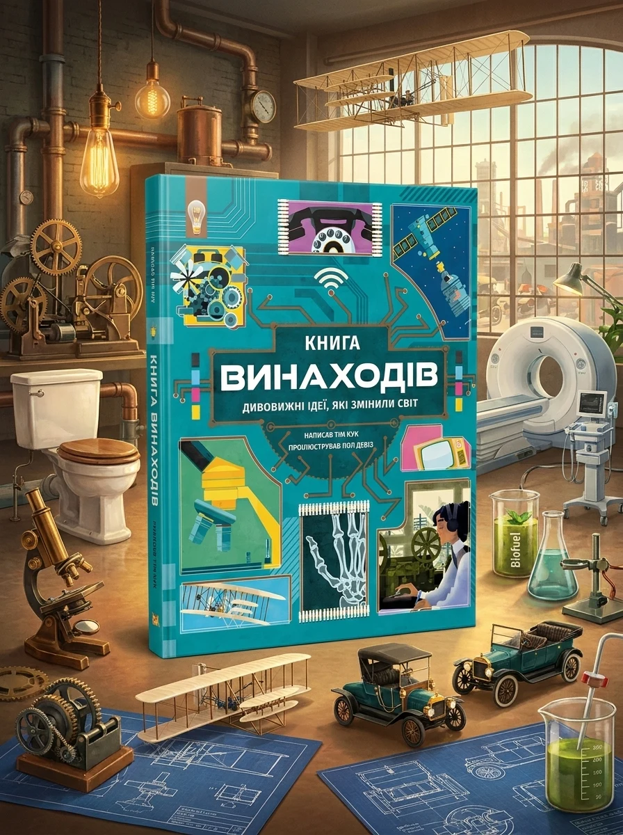 Книга винаходів. Дивовижні ідеї, які змінили світ — Дитячі енциклопедії