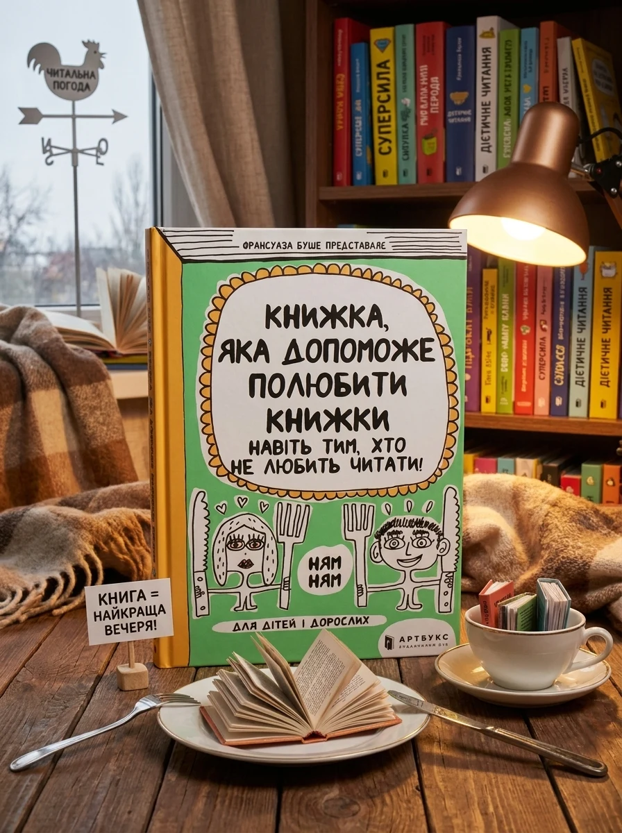 Книжка, яка допоможе полюбити книжки навіть тим, хто не любить читати! — Розвивальні книги