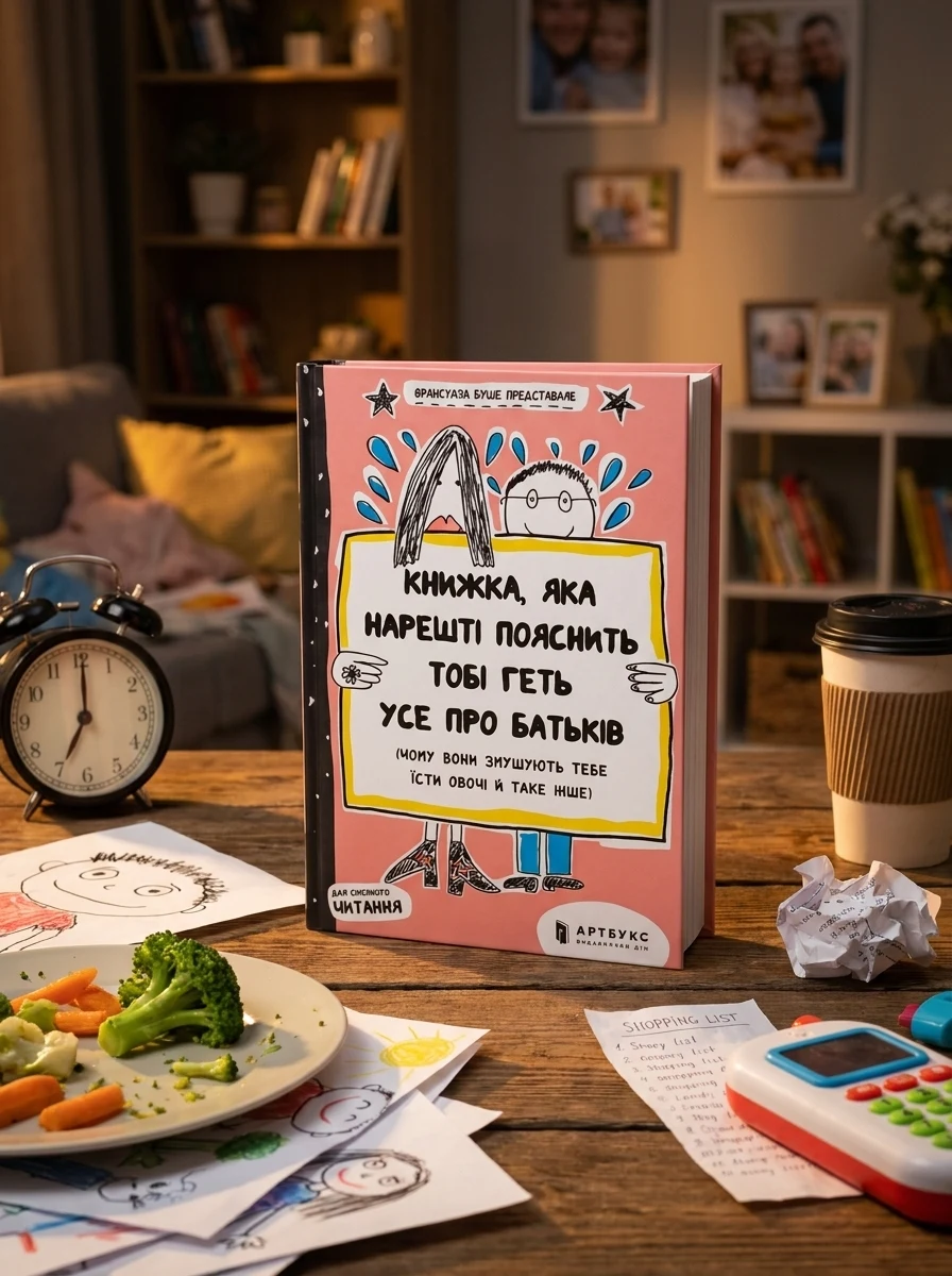Книжка, яка нарешті пояснить тобі геть усе про батьків — Пізнавальні книги для дітей