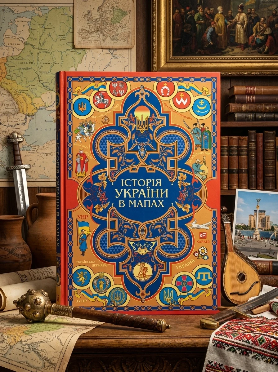 Книжка-картонка. Історія України в мапах | купити книгу онлайн