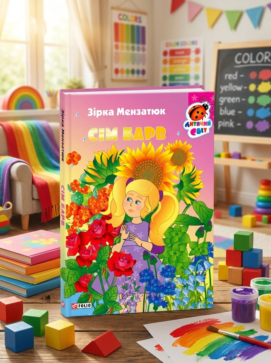 Книжка-картонка. Сім барв | купити книгу онлайн