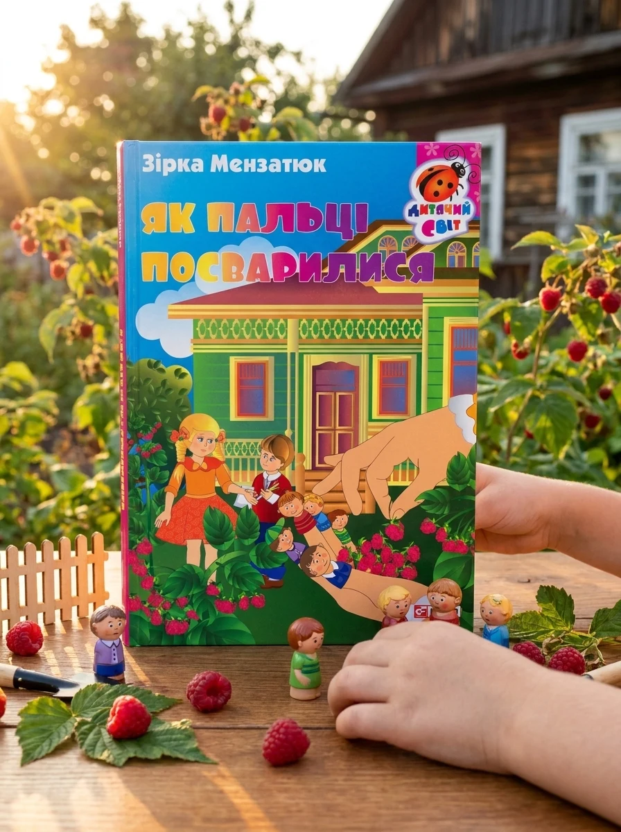 Книжка-картонка. Як пальці посварилися | купити книгу онлайн