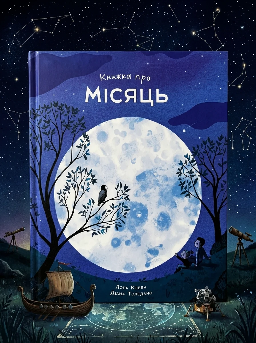 Книжка про Місяць — Дитячі енциклопедії