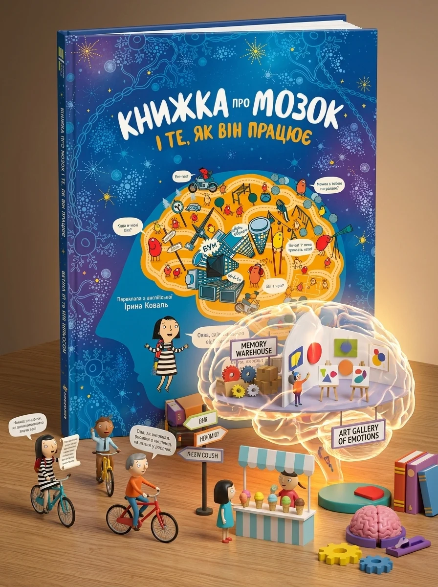 Книжка про мозок і те, як він працює — Дитячі енциклопедії