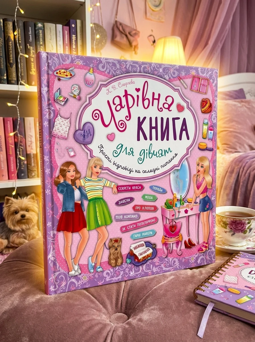 Книжкова скарбничка. Чарівна книга для дівчат — Розвивальні книги