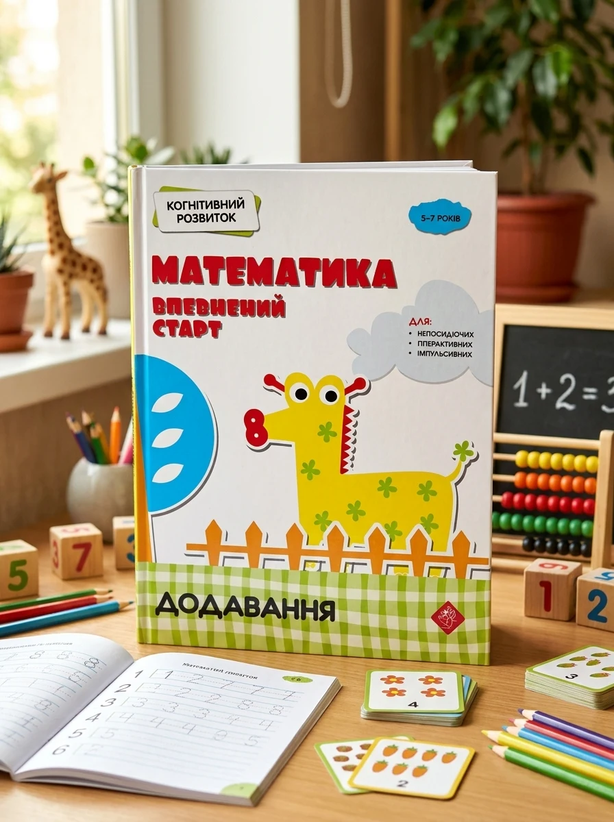 Математика: впевнений старт. Додавання — Розвивальні книги