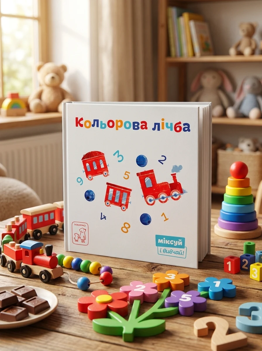 Кольорова лічба — Пізнавальні книги для дітей