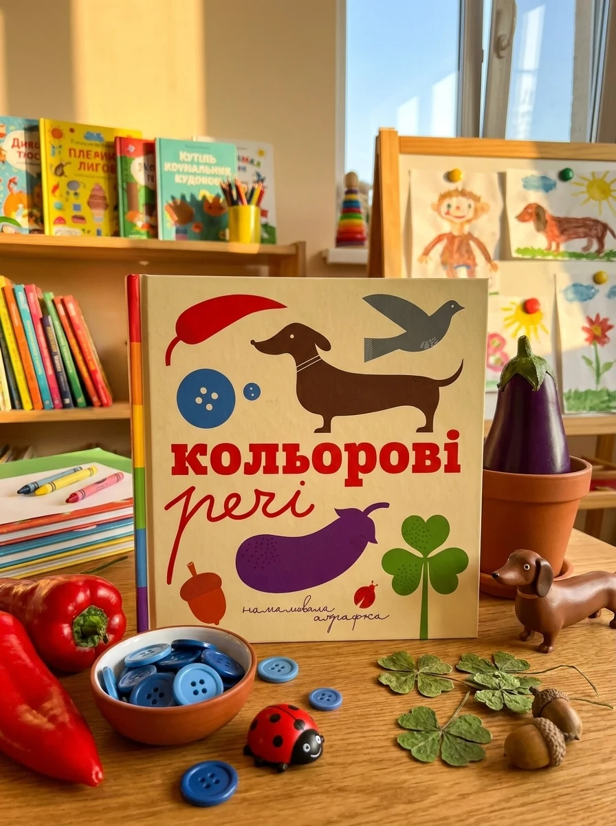 Кольорові речі — Книги для малят