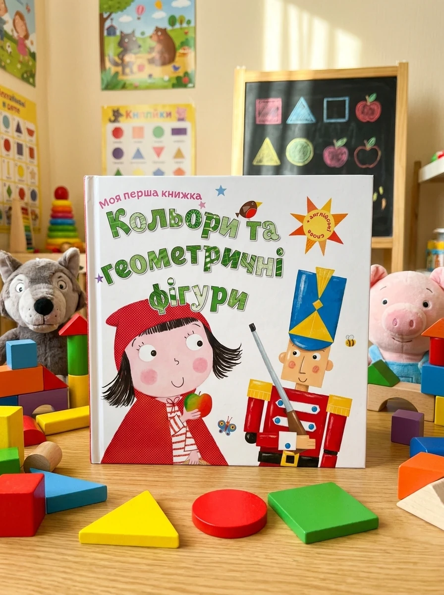 Кольори та геометричні фігури — Розвивальні книги