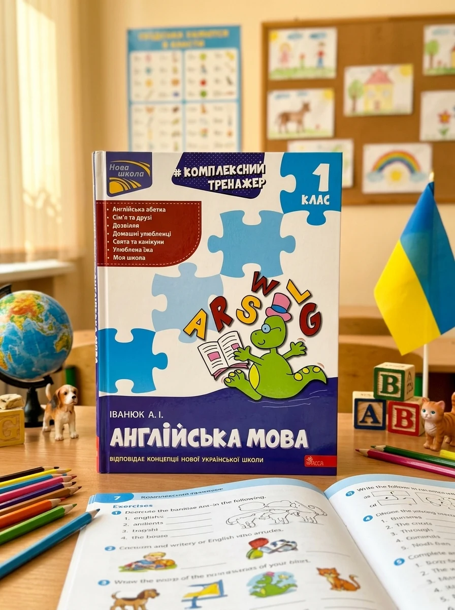 Комплексний тренажер. Англійська мова. 1 клас — Розвивальні книги