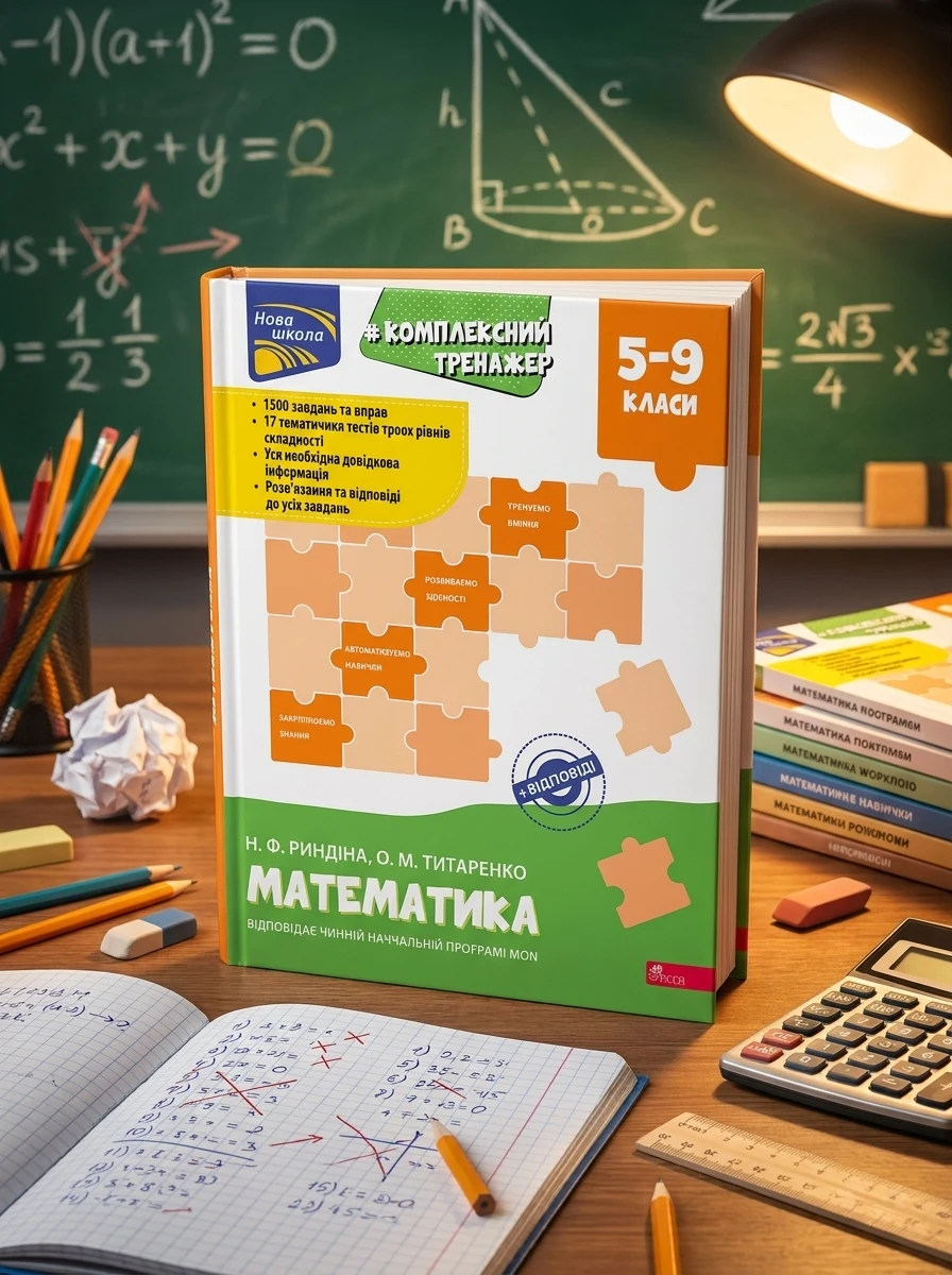Комплексний тренажер. Математика. 5-9 клас — Пізнавальні книги для дітей