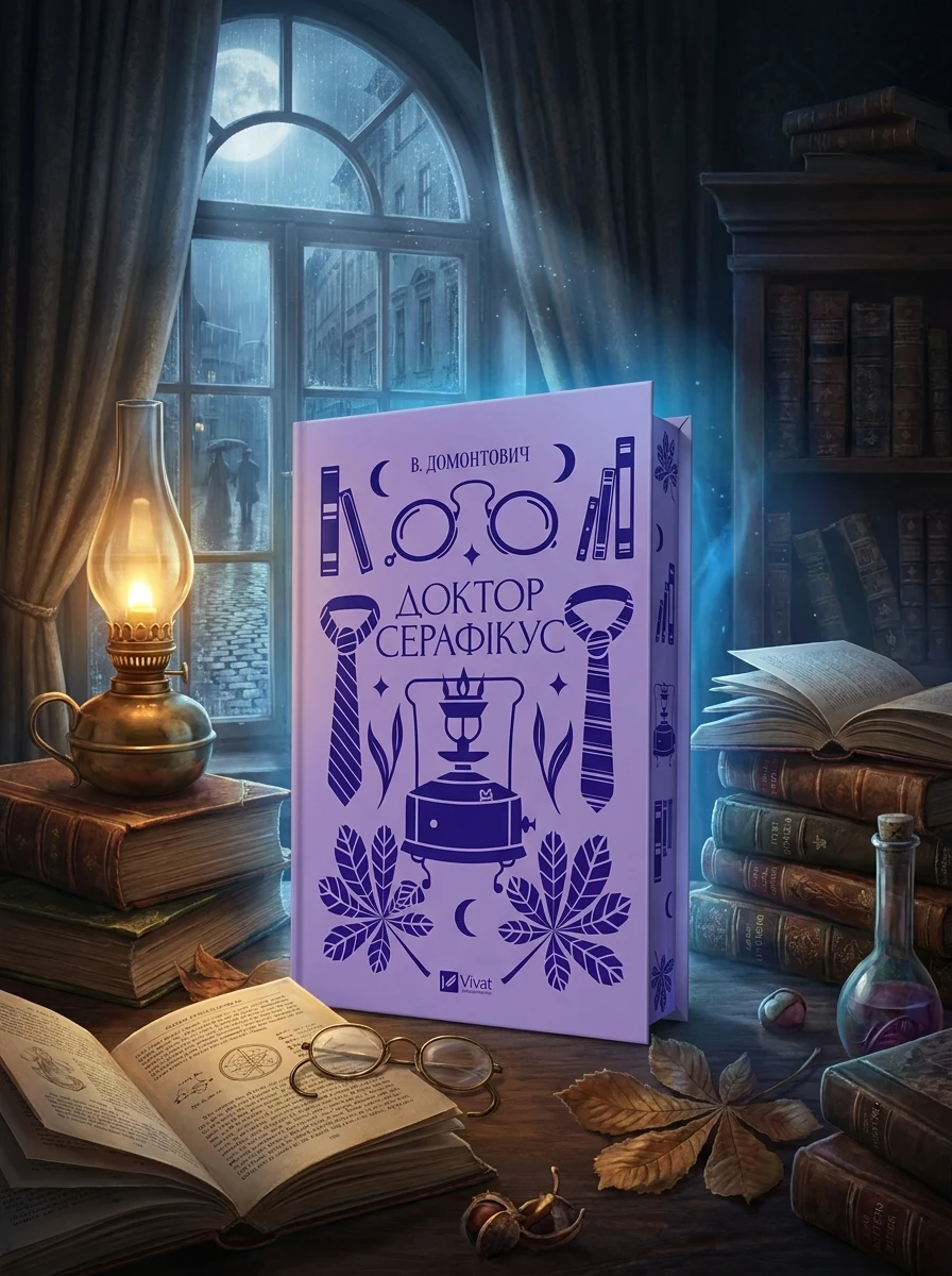 Комплект «Доктор Серафікус» (книжка та закладинка) — Класична українська проза