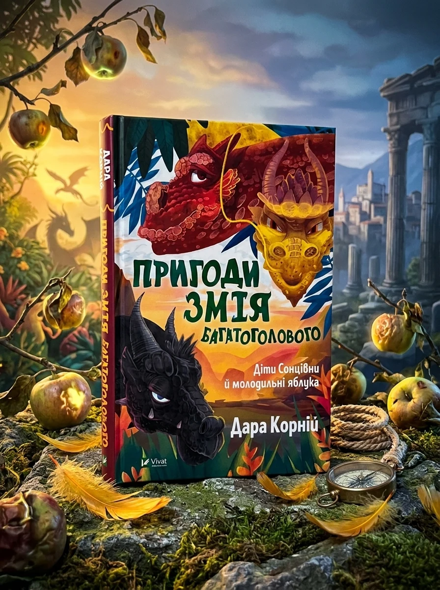 Комплект із двох книг «Пригоди Змія Багатоголового» — Дитяча фантастика
