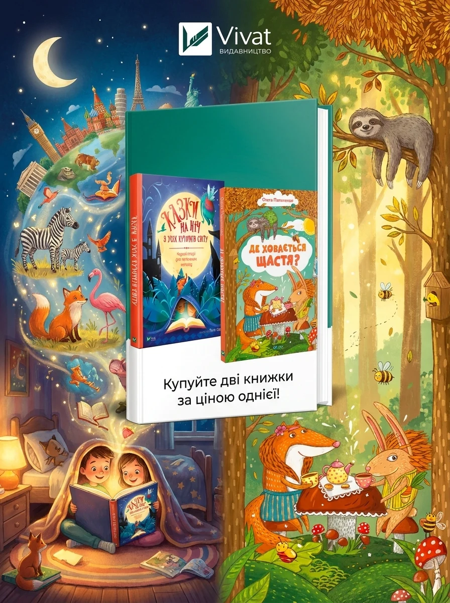 Комплект «Казки на ніч з усіх куточків світу + Де ховається щастя» — фото 2