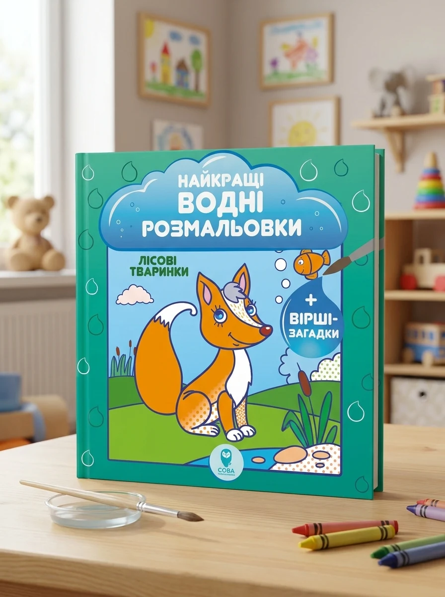 Комплект «Найкращі водні розмальовки | купити книгу онлайн