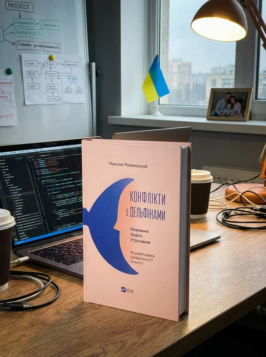 Конфлікти з дельфінами. Як розв’язувати суперечки в ІТ і в житті | купити книгу онлайн
