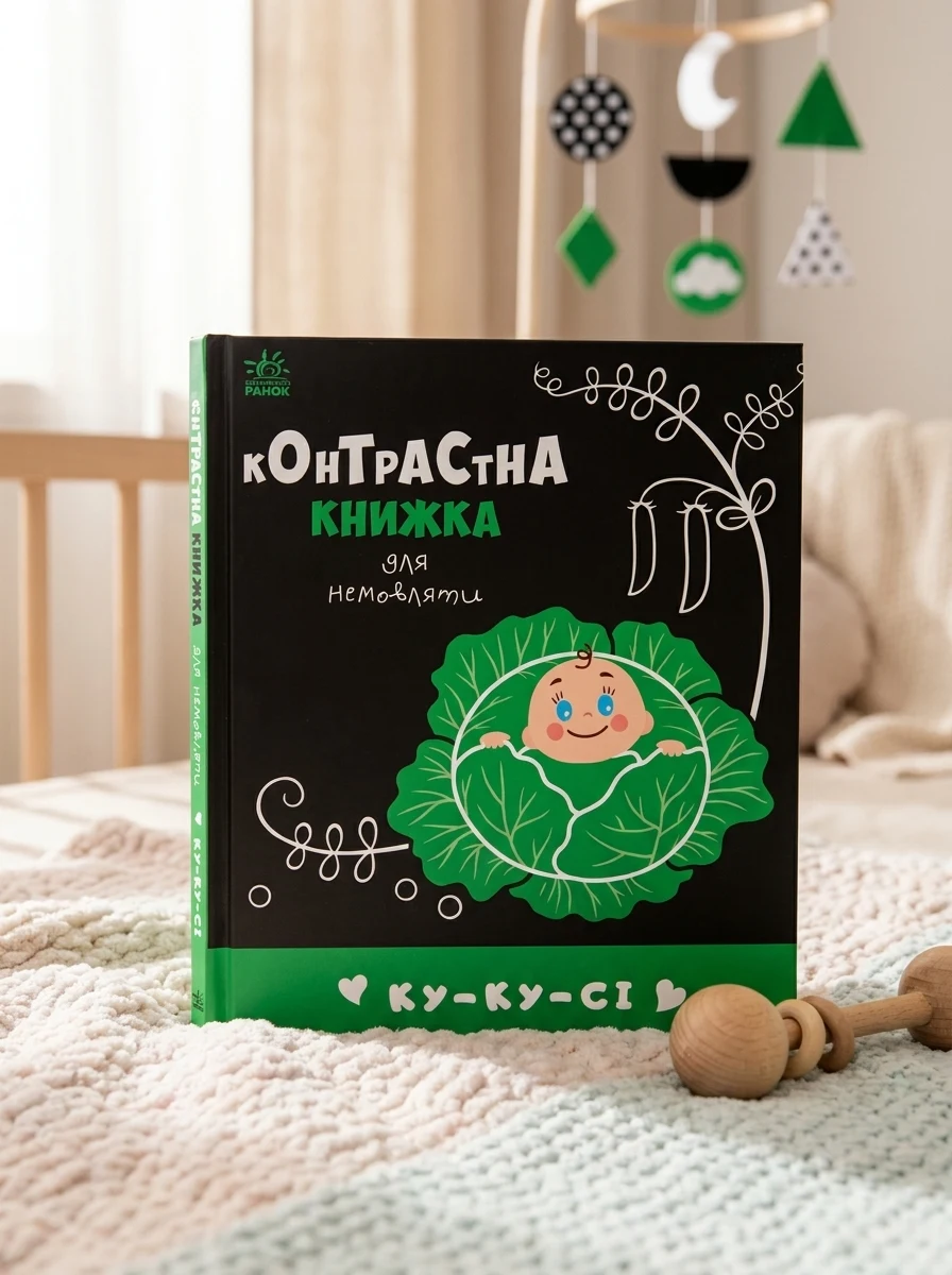 Контрастна книжка для немовляти. Ку-ку-сі — Пізнавальні книги для дітей