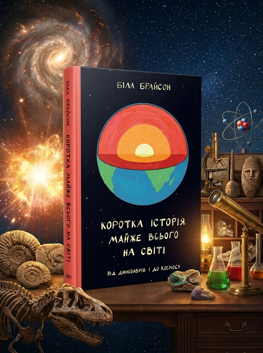 Коротка історія майже всього на світі. Від динозаврів і до космосу — Науково-популярні книги