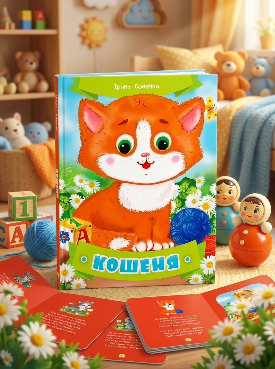 Кошеня — Розвивальні книги