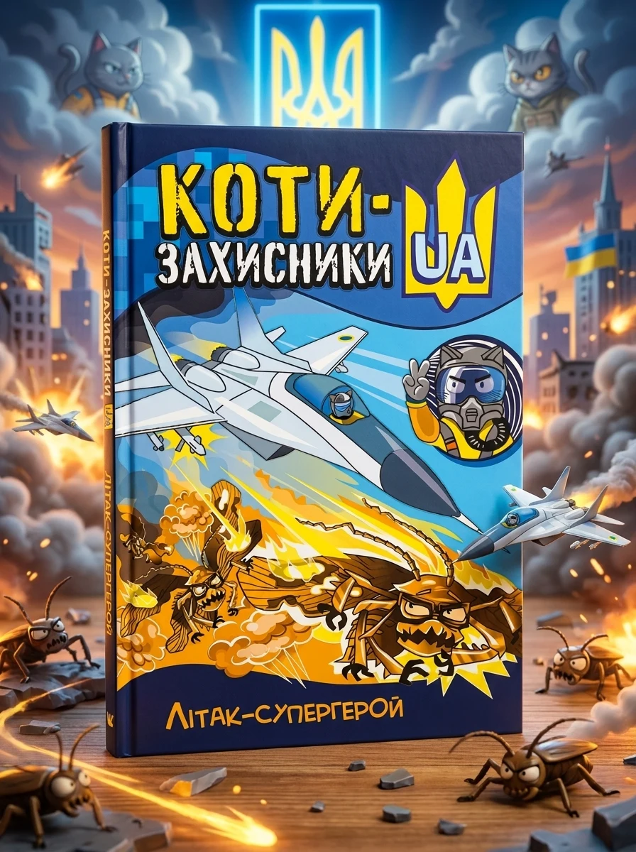 Коти-Захисники UA. Літак-супергерой — Дитячі комікси