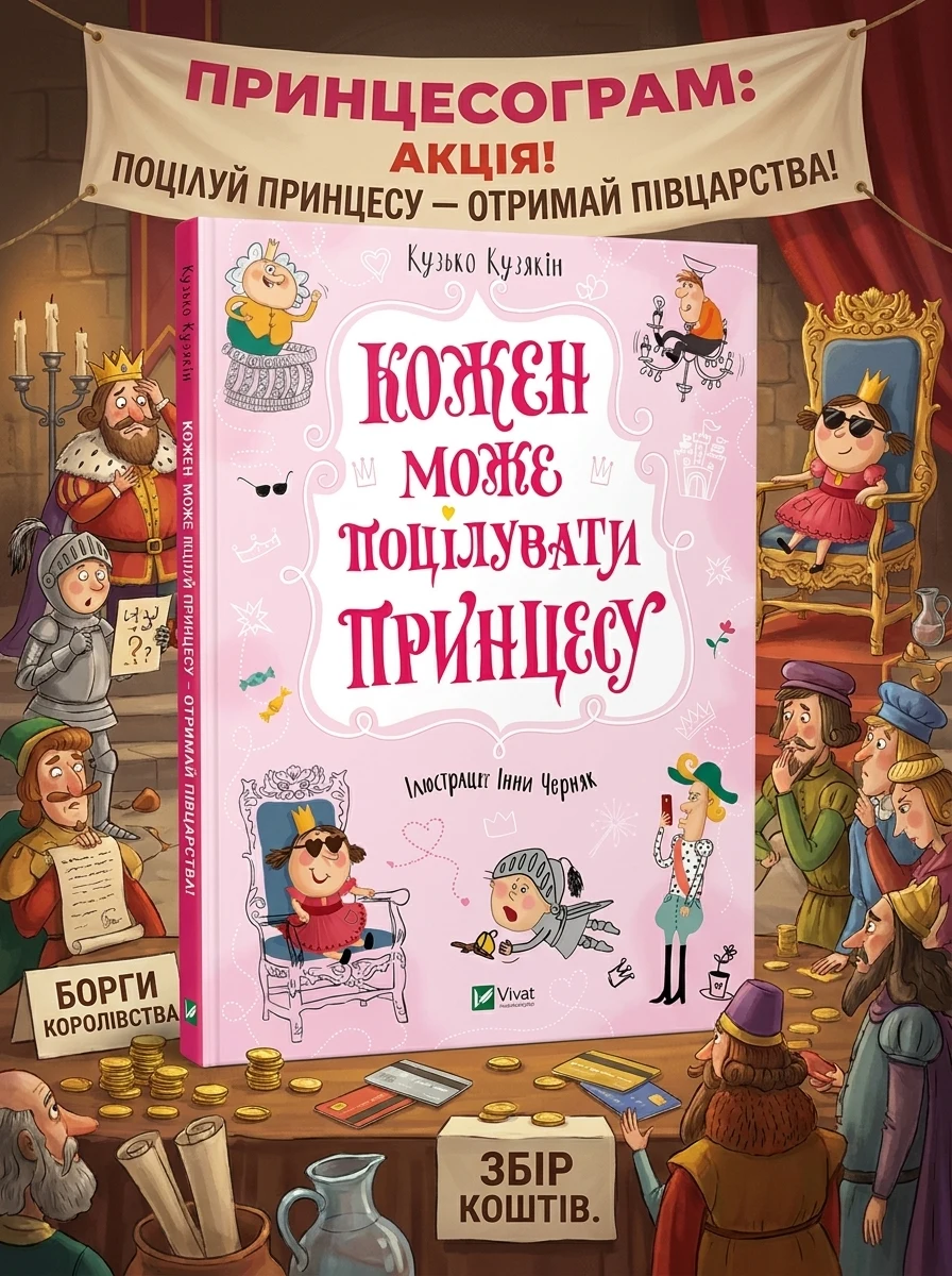 Кожен може поцілувати принцесу | купити книгу онлайн