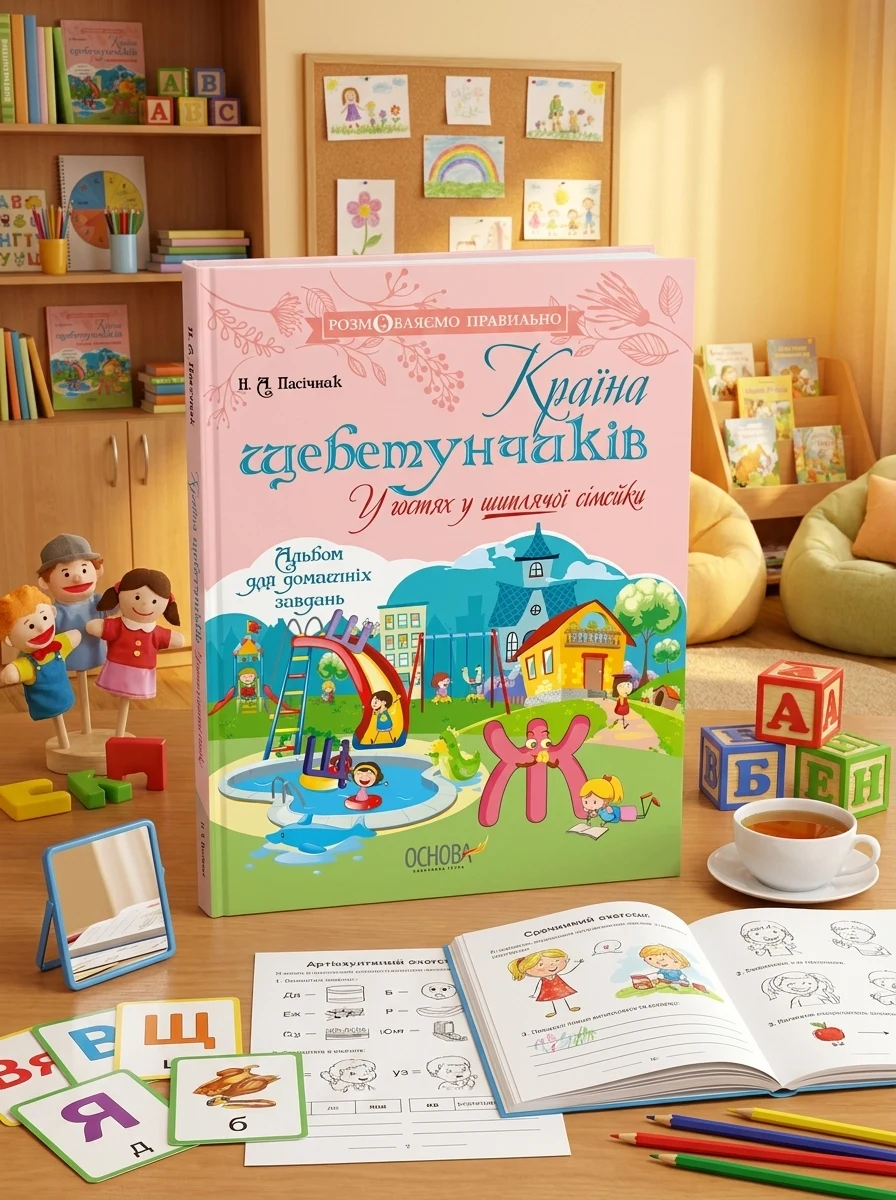 Країна щебетунчиків. У гостях у шиплячої сімейки — Розвивальні книги