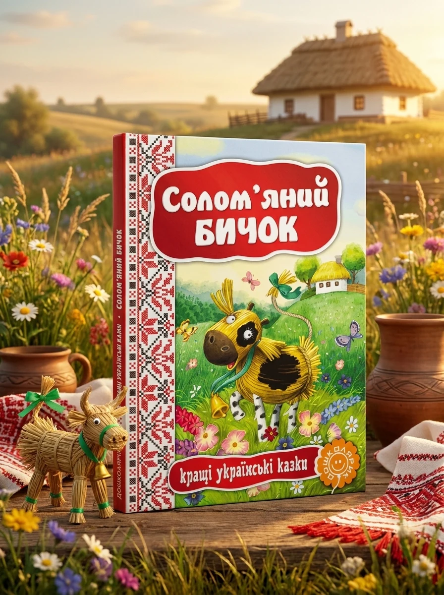Кращі українські казки. Солом`яний бичок — Казки