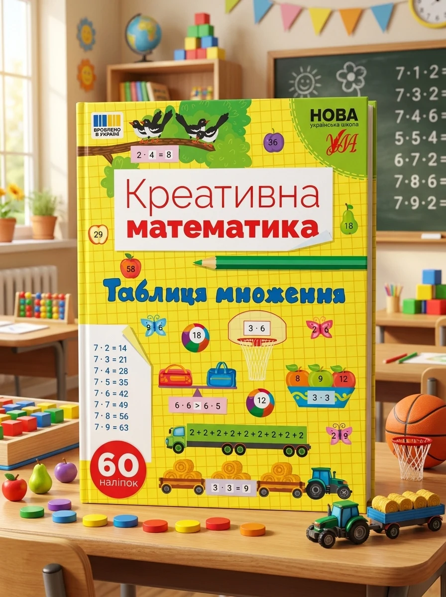 Креативна математика. Таблиця множення — Розвивальні книги