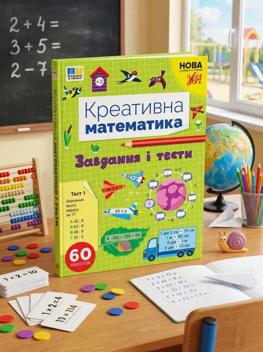 Креативна математика. Завдання і тести — Розвивальні книги