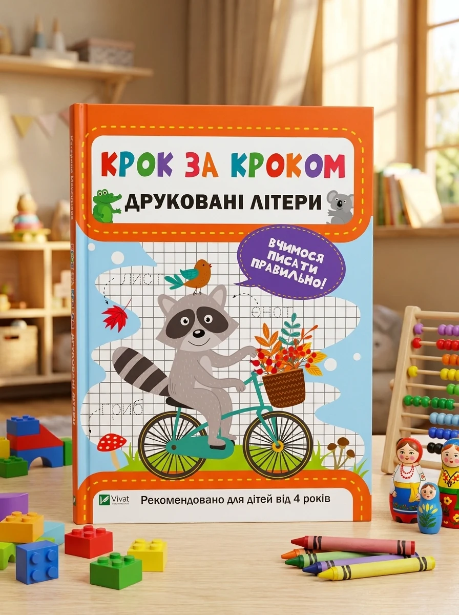 Крок за кроком. Друковані літери — фото 2