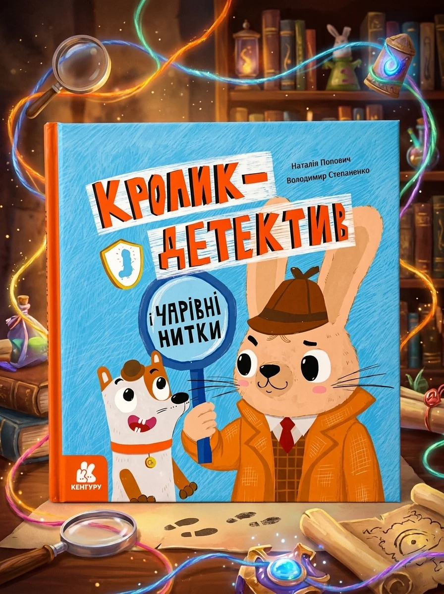 Кролик-детектив і чарівні нитки — Дитячі детективи