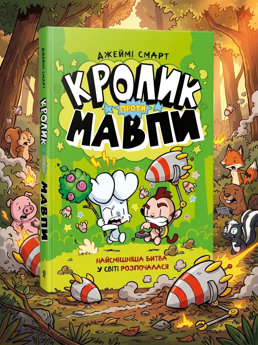 Кролик проти Мавпи — Дитячі комікси