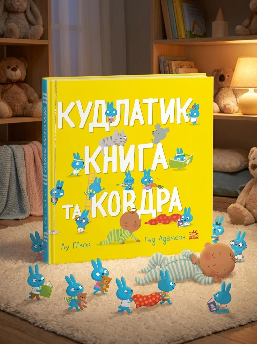 Кудлатик, книга та ковдра — Казки