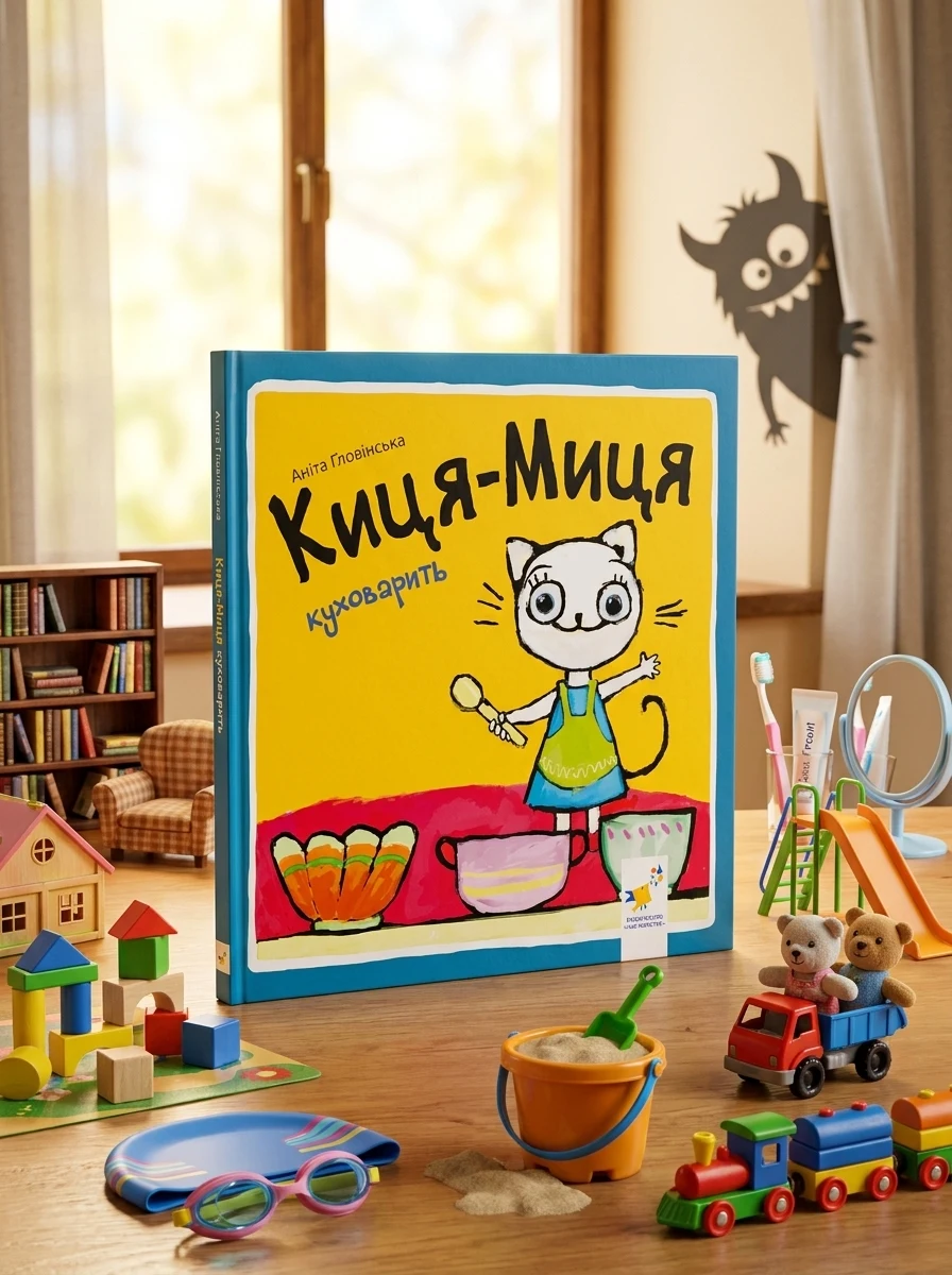 Киця-Миця куховарить — Книги для малят