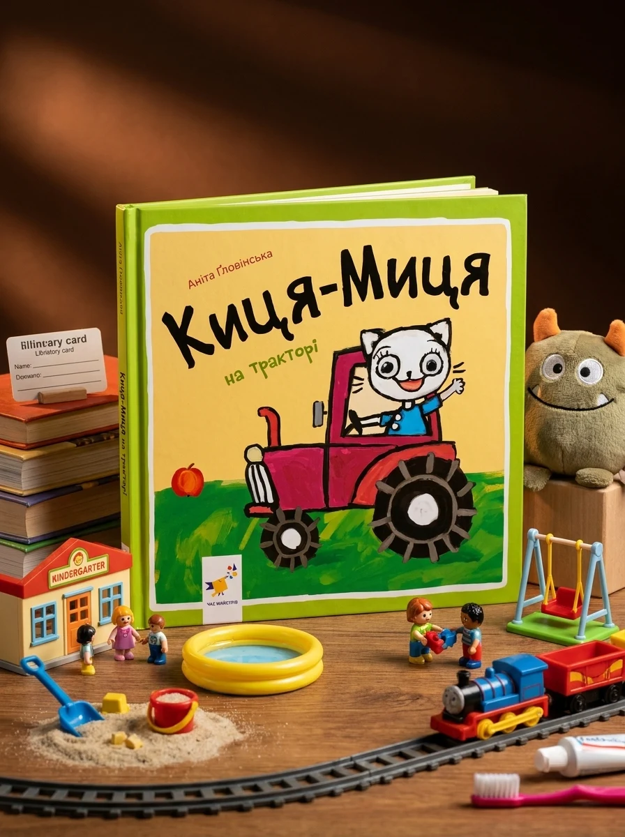 Киця-Миця на тракторі — Книги для малят