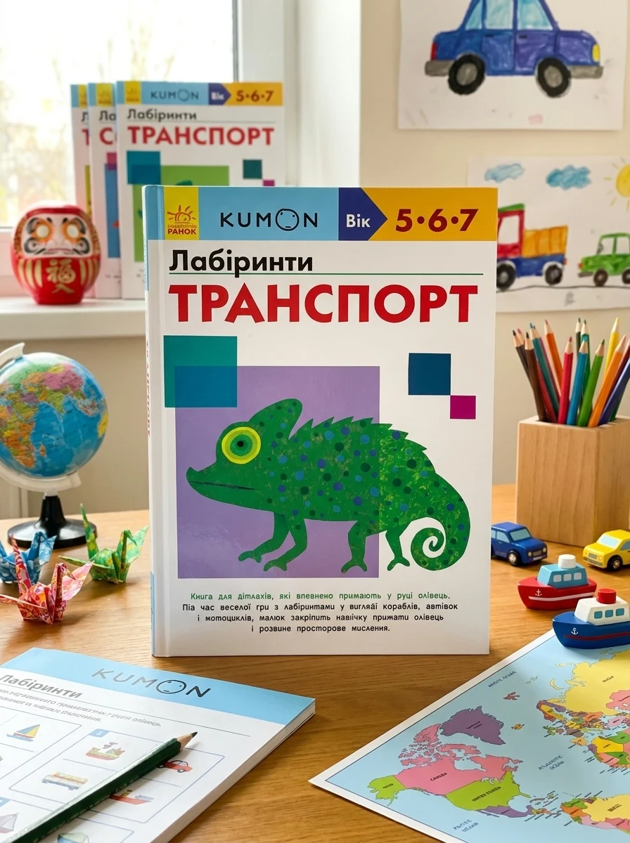 Лабіринти. Транспорт. 5-7 років