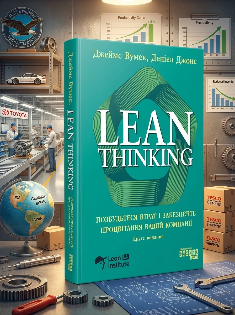 Lean Thinking. Позбудьтесь втрат та забезпечте процвітання вашій компанії — Менеджмент