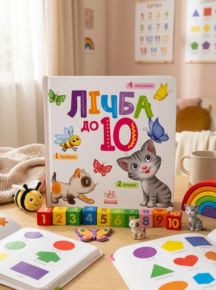 Лічба до 10 — Розвивальні книги