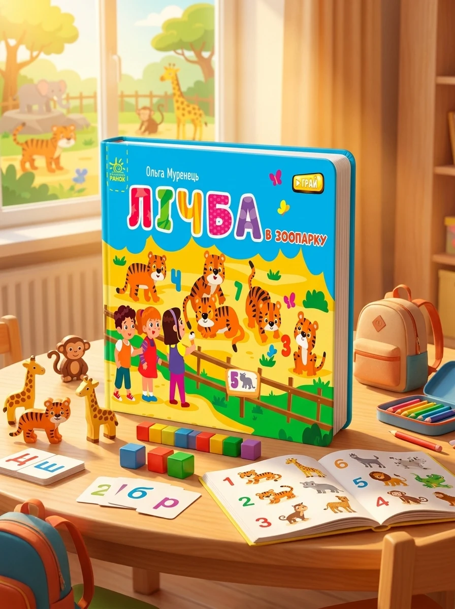Лічба в зоопарку (Кишенькова абетка)