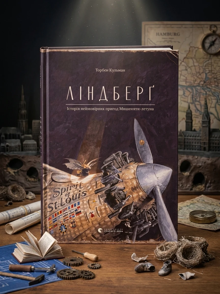 Ліндберґ. Історія неймовірних пригод Мишеняти-летуна — Дитяча проза