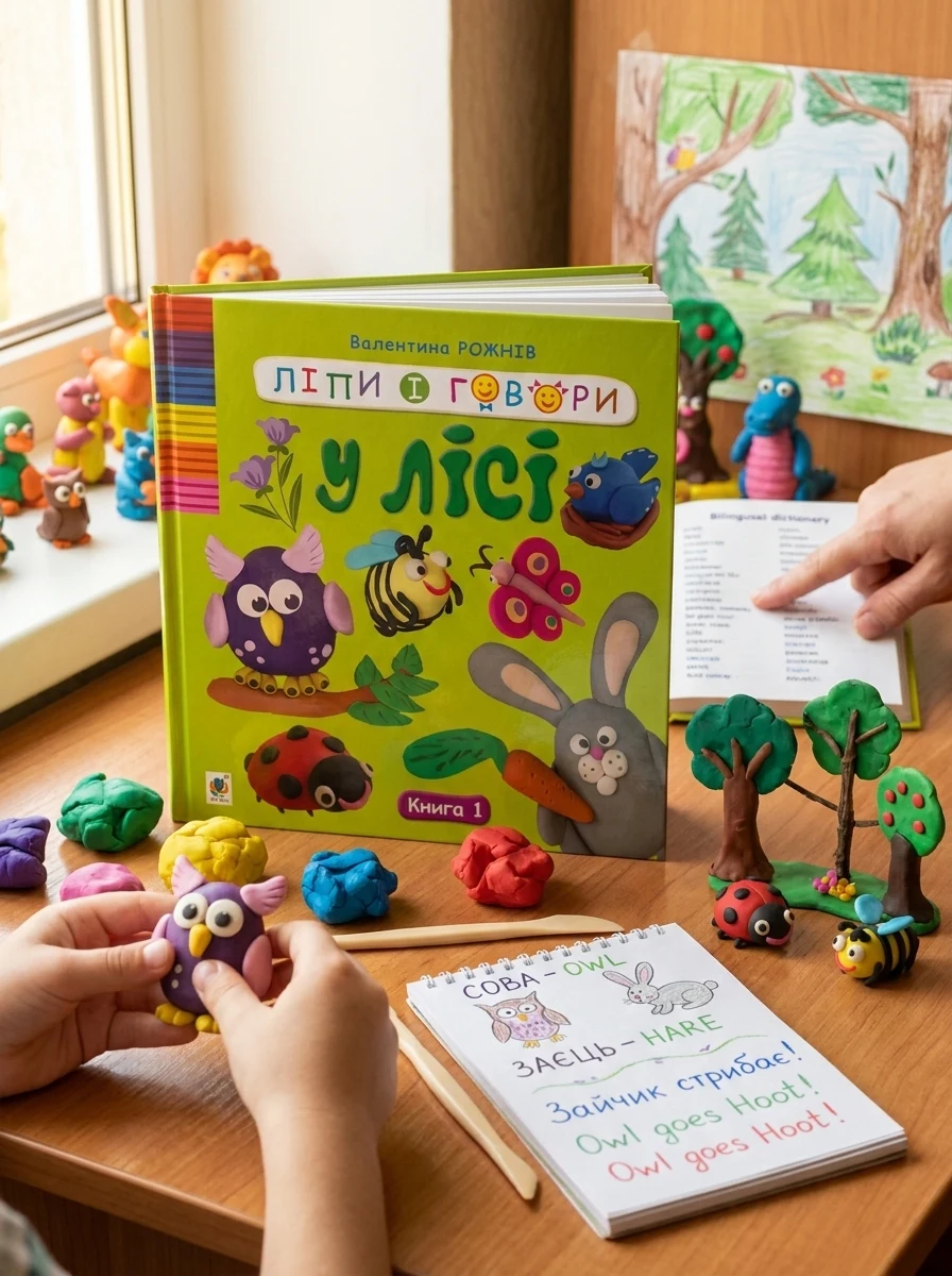 Ліпи і говори. У лісі. Книга 1 — Книги-іграшки