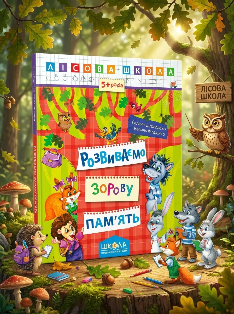 Лісова школа. Розвиваємо зорову пам'ять. 5-6 років — фото 2