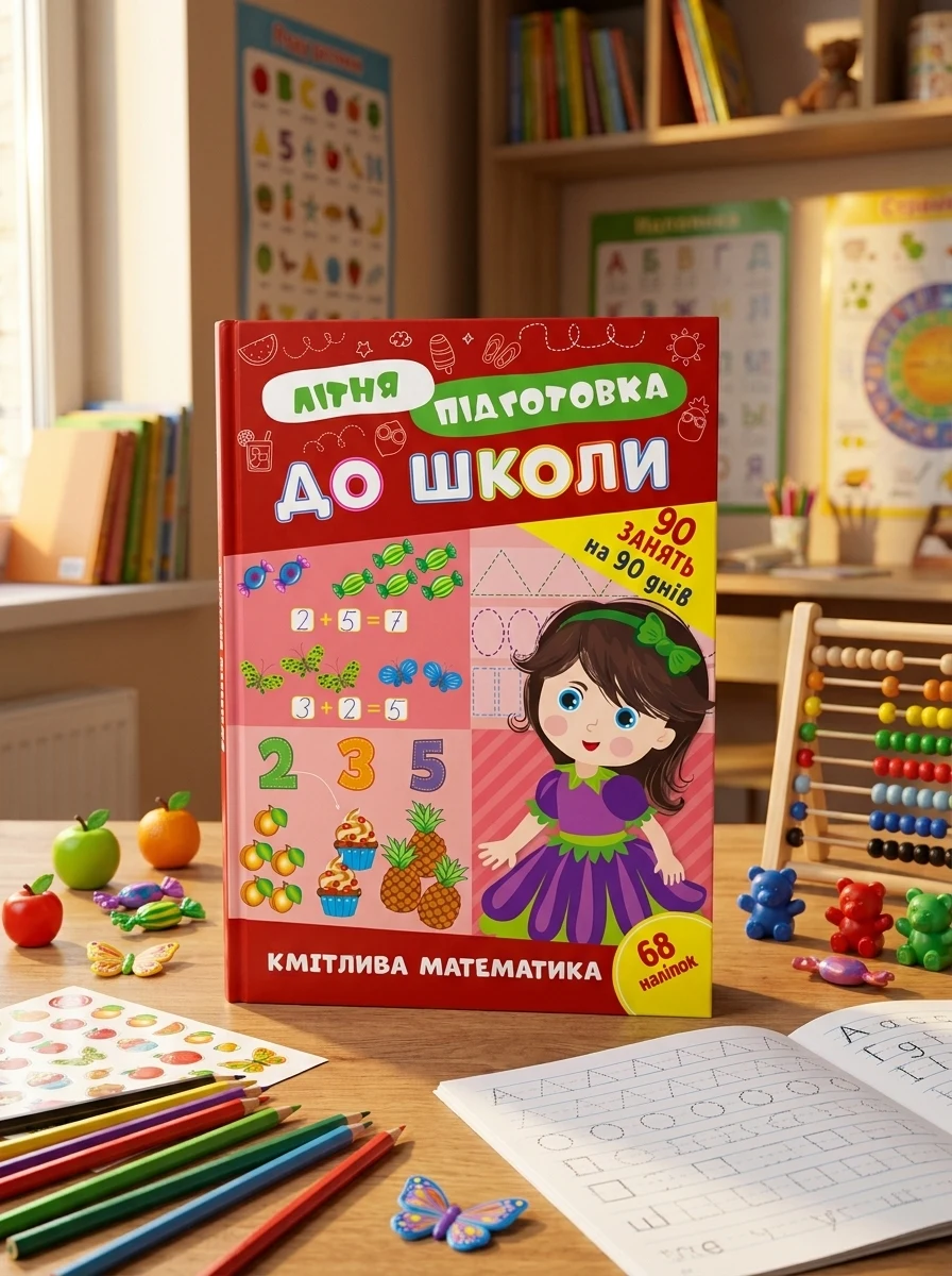 Літня підготовка до школи. Кмітлива математика — Підготовка до школи