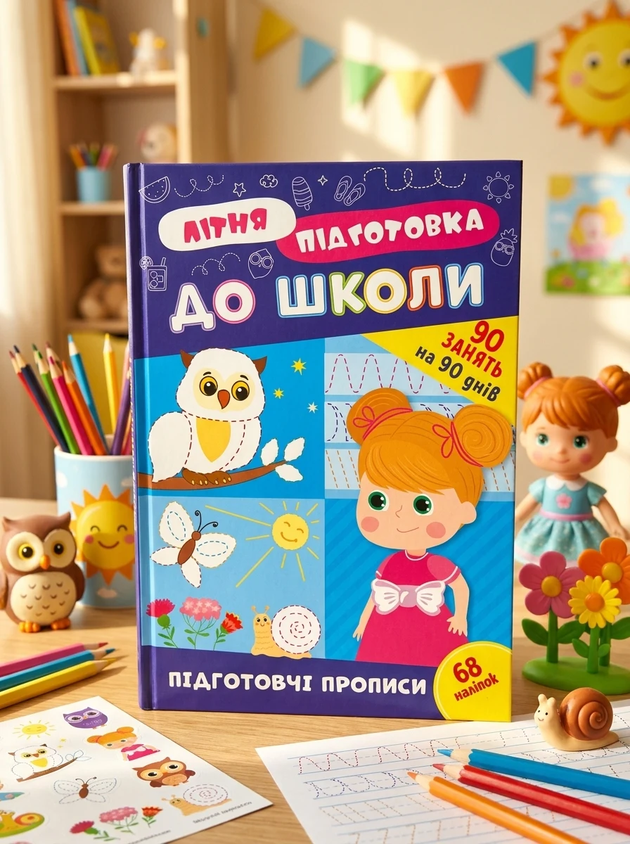 Літня підготовка до школи. Підготовчі прописи — Підготовка до школи