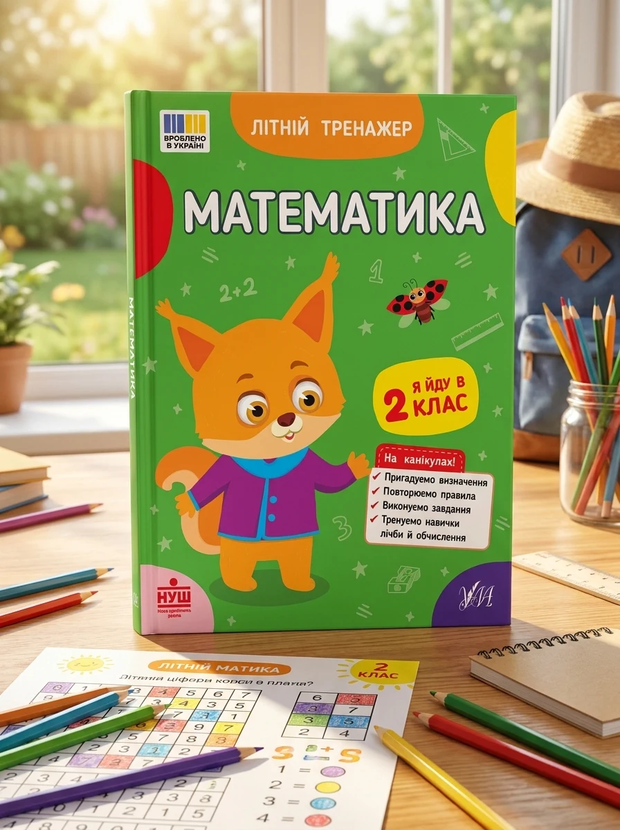 Літній тренажер. Математика. Я йду в 2 клас — Книги для школи