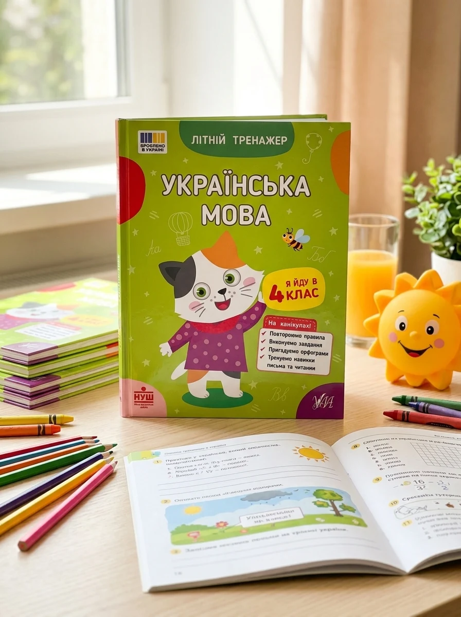 Літній тренажер. Українська мова. Я йду в 4 клас — Книги для школи