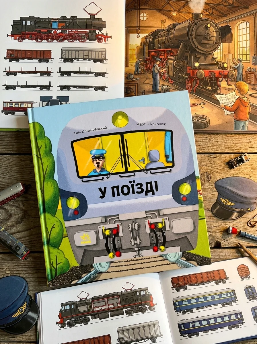 Люблю машини. У поїзді — Казки