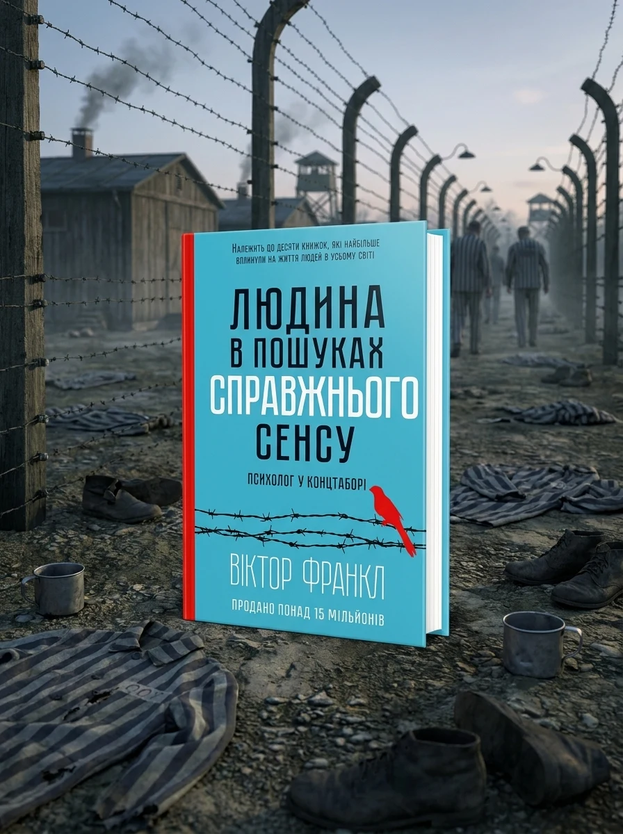 Людина в пошуках справжнього сенсу. Психолог у концтаборі | купити книгу онлайн
