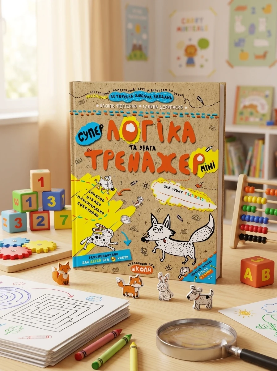 Супер тренажер. Логіка та увага. Від 5 років міні — фото 2
