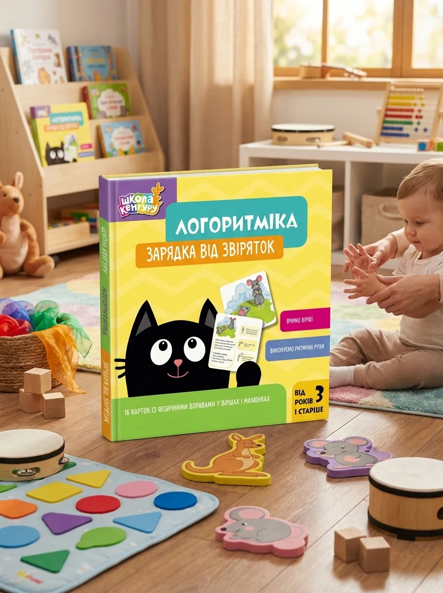Логоритміка. Зарядка від звіряток — Розвивальні книги
